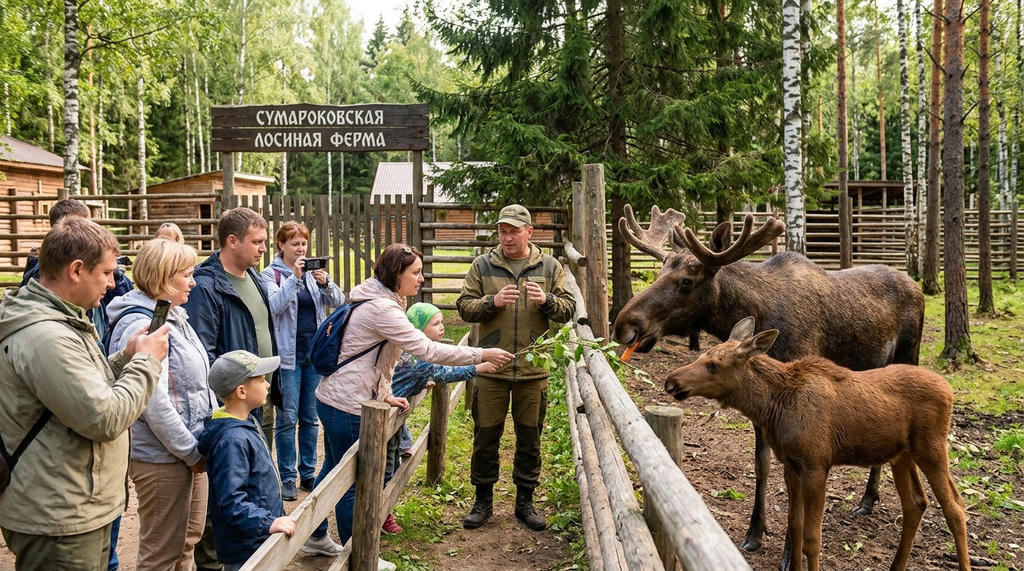Сумароковская лосиная ферма